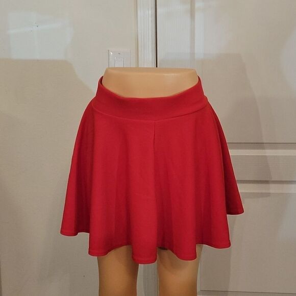 URBAN COCO WOMEN"S BASIC VERSATILE STRETCHY FLARED CASUAL MINI SKATER SKIRT - Picture 3 of 15